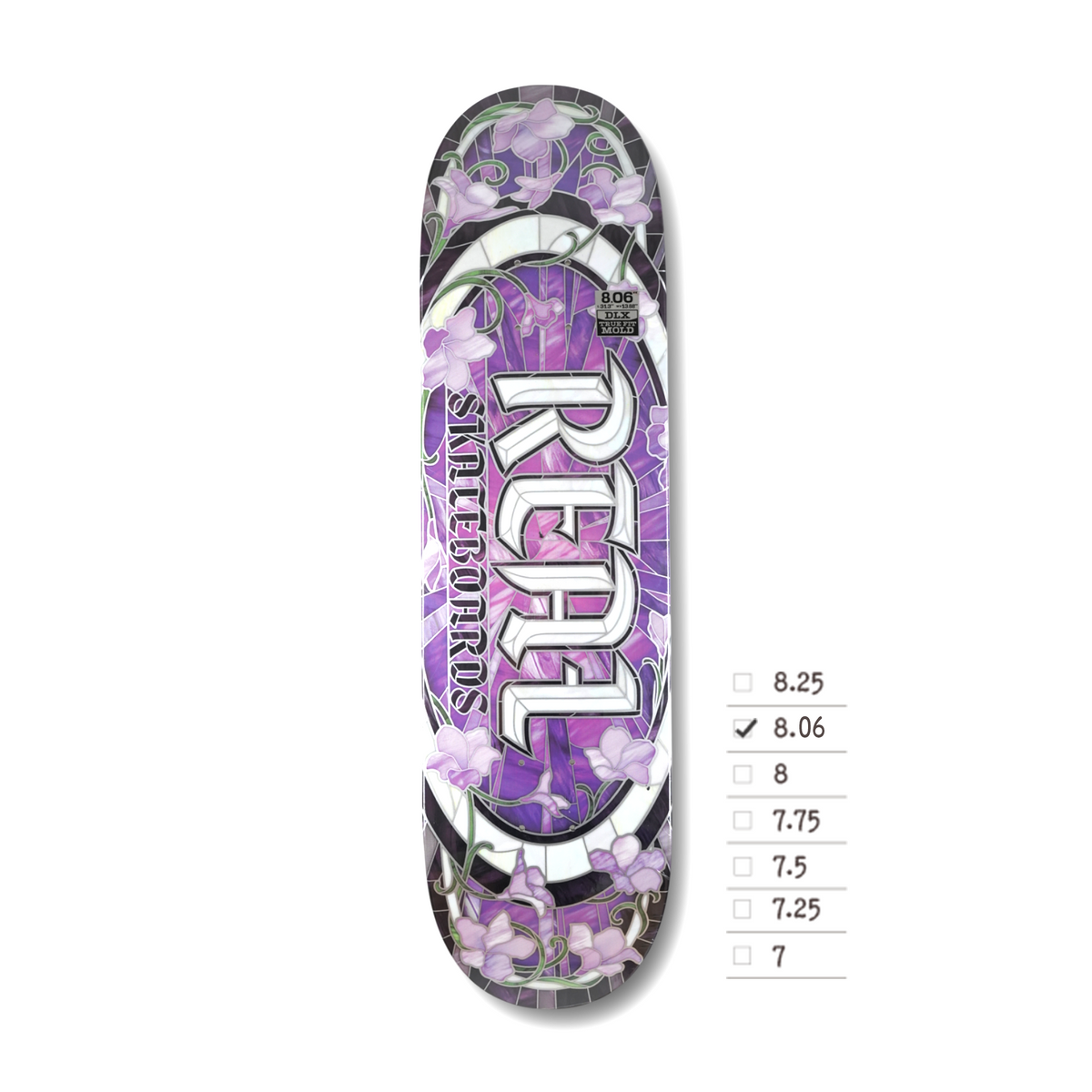 スケボー リアル REAL デッキ サイズ 8.06 8.06