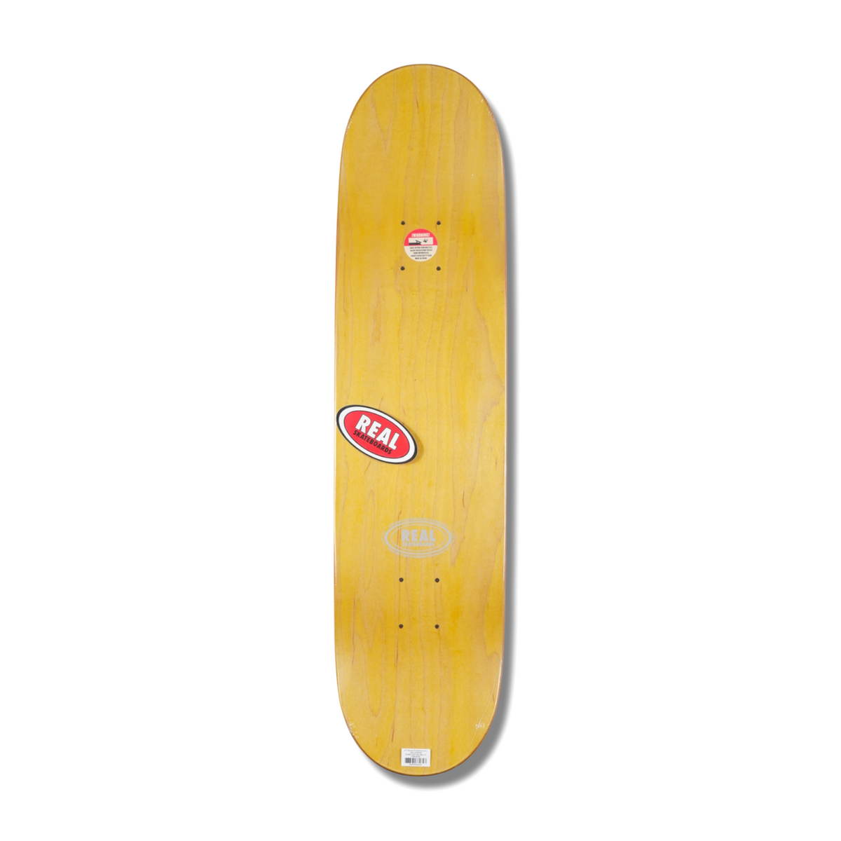 REAL TEAM CLASSIC OVAL (BLACK / RED) 7.75 – Leapsskateboarding