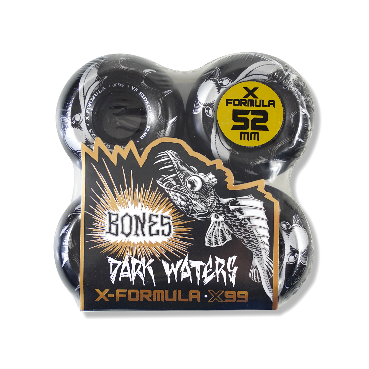 BONES X-FORMULA DARK WATERS 52MM99A BLK V5 – Leapsskateboarding