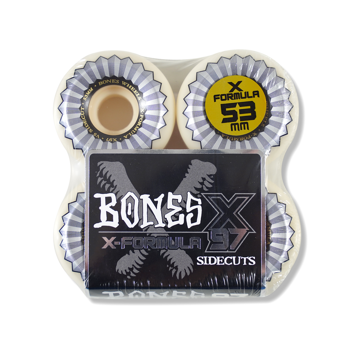 BONES X-FORMULA SIDECUT 52MM/53MM 97A V5 – Leapsskateboarding
