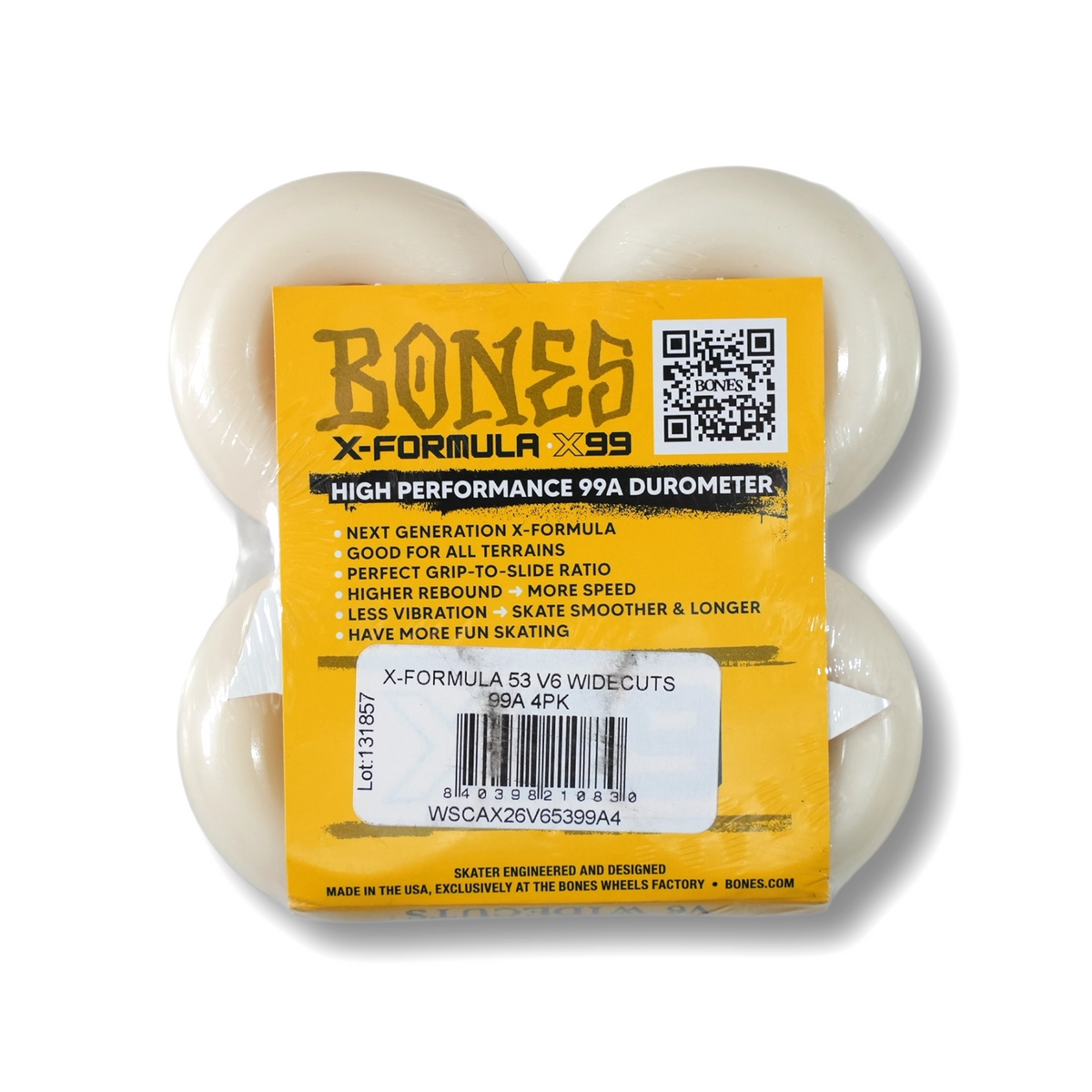 BONES X-FORMULA WIDE-CUT V6 53MM99A – Leapsskateboarding
