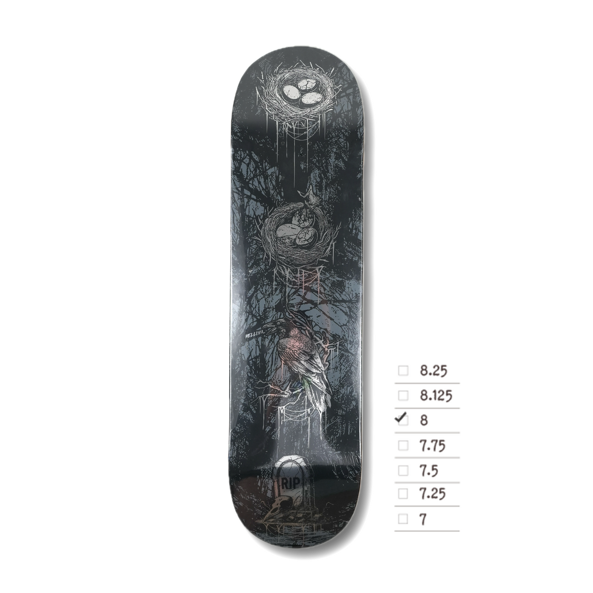 Helluva life cycle twin tail deck 8.0 – Leapsskateboarding