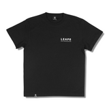 LEAPS BACK LOGO TEE BLACK