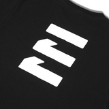 LEAPS BACK LOGO TEE BLACK