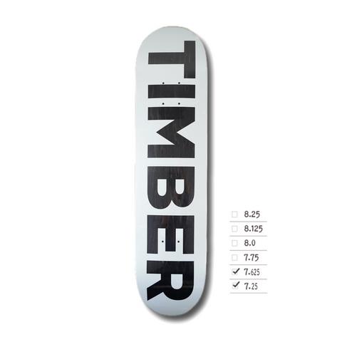 TIMBER CLASSIC DECK - WHITE 7.25 / 7.625