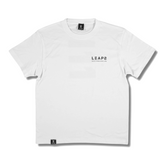 LEAPS BACK LOGO TEE WHITE