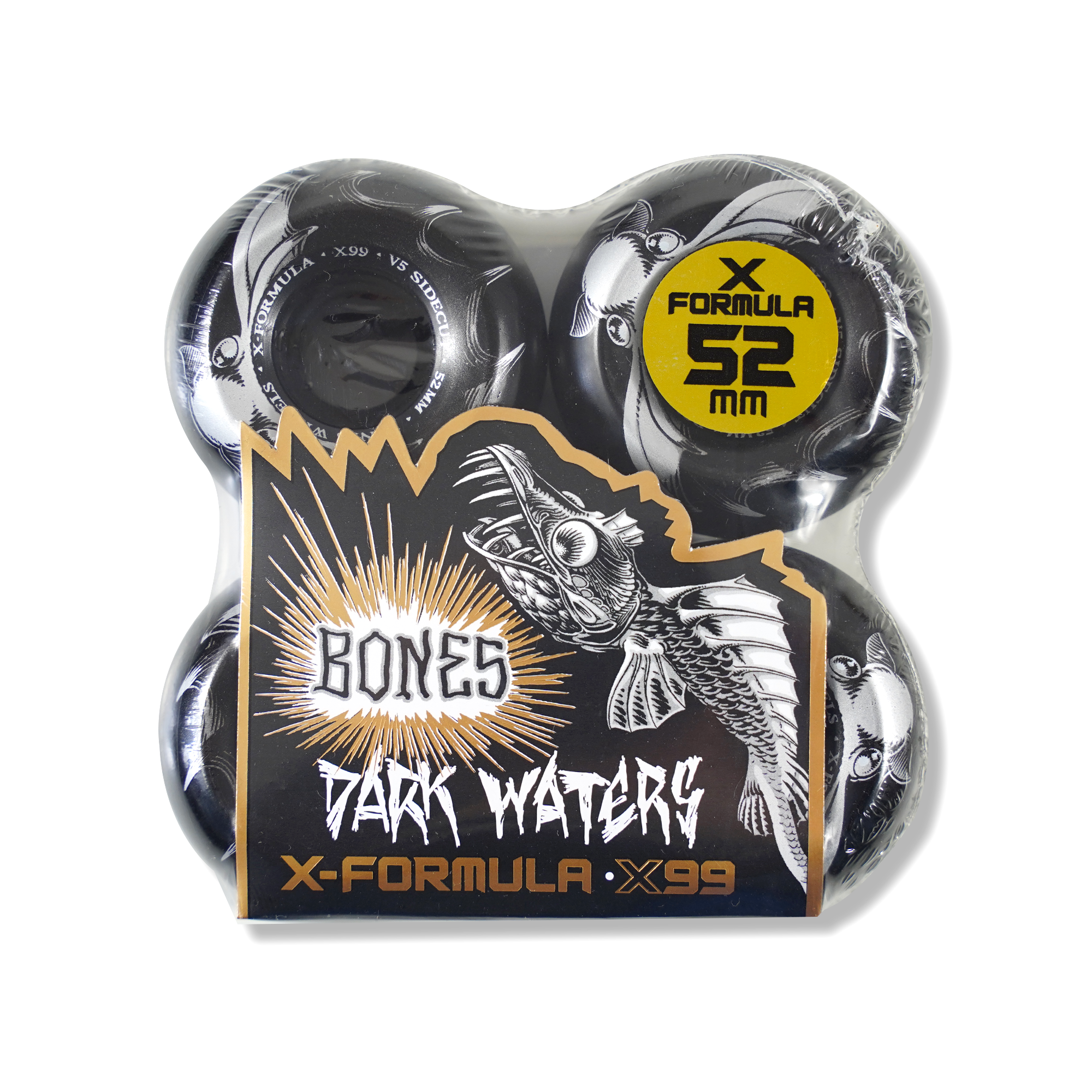 BONES X-FORMULA DARK WATERS 52MM99A BLK V5 – Leapsskateboarding