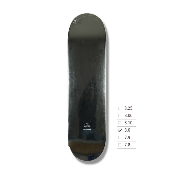 COLOR SKATEBOARD DECK BLACK 7.75/8.0 – Leapsskateboarding COLOR SKATEBOARD DECK BLACK 7.75/8.0 – Leapsskateboarding