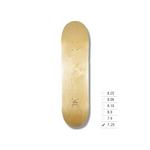 COLOR SKATEBOARD DECK NATURAL kids 7.25