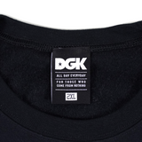 DGK MENACE CREWNECK FLEECE BLACK 2XL