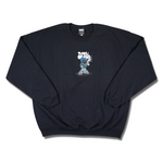 DGK MENACE CREWNECK FLEECE BLACK 2XL