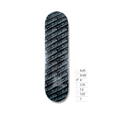 DIASPORA GUCCIMAZE All-Over Deck BLACK 8.0