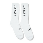 LAKAI SIMPLE CREW SOCK WHITE