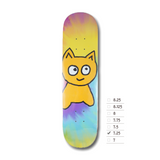 MEOW DECK 25 BIG CAT MINI TIE DYE 7.25