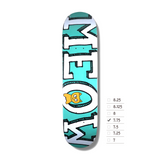 MEOW LOGO TEAL 7.75