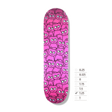 MEOW STICKER PILE PINK 7.25