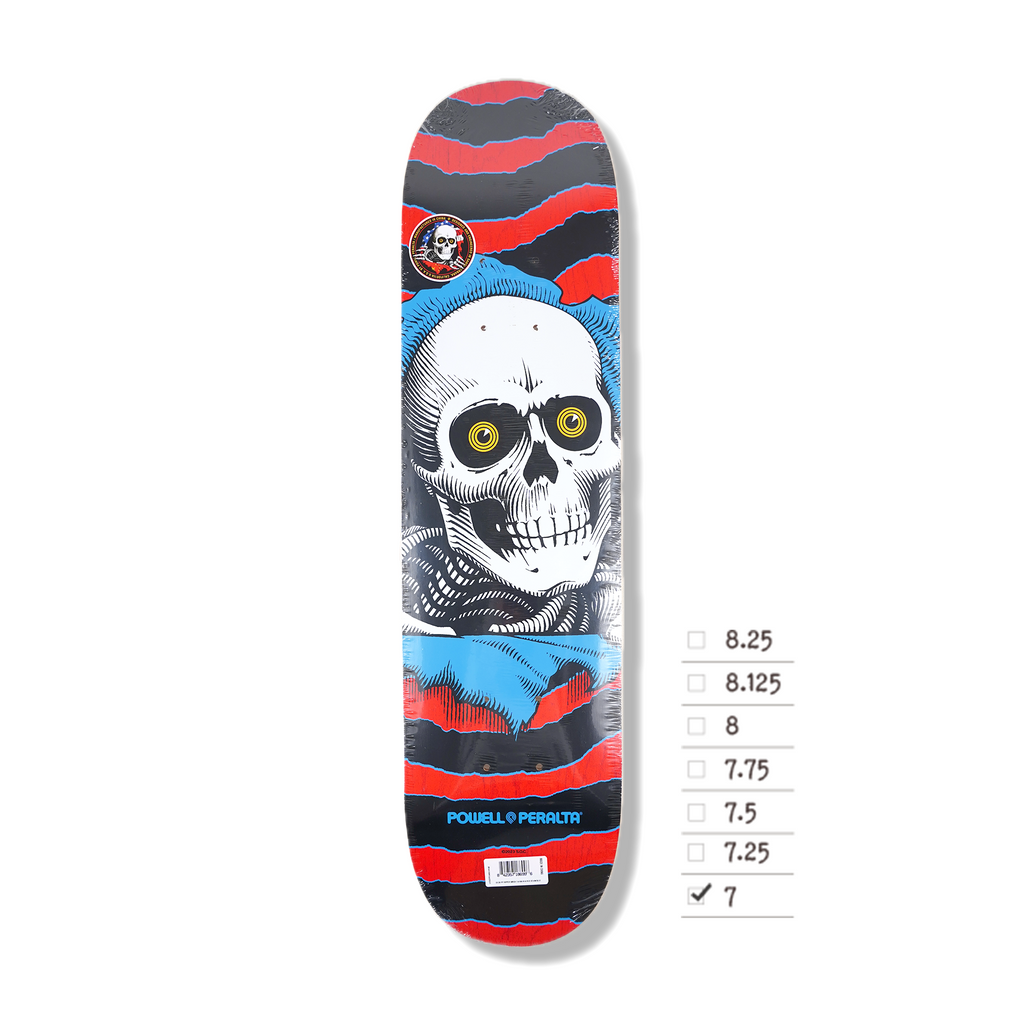 POWELL PERALTA RIPPER RED/STAIN BLUE 7.0 – Leapsskateboarding POWELL PERALTA RIPPER RED/STAIN BLUE 7.0 – Leapsskateboarding