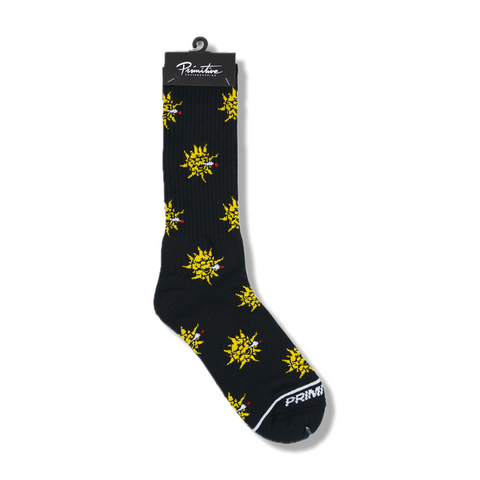 PRIMITIVE BURNT SOCK BLACK