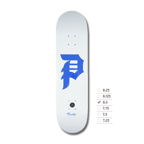 PRIMITIVE DIRTY P CORE WHITE/DODGERS BLUE 8.0