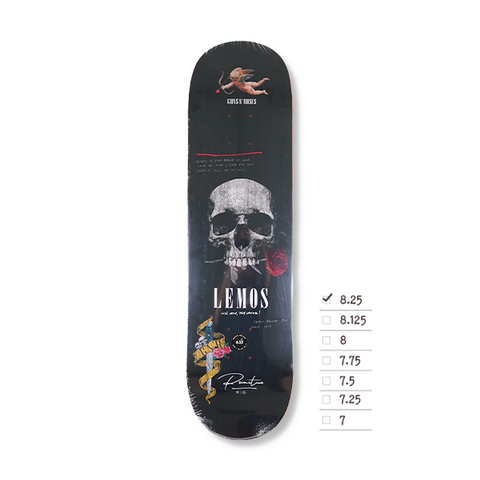 PRIMITIVE LEMOS DON’T CRY DECK BLACK 8.25