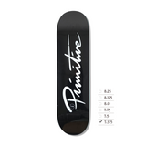 PRIMITIVE NUEVO SCRIPT CORE BLACK/WHITE KIDS 7.3