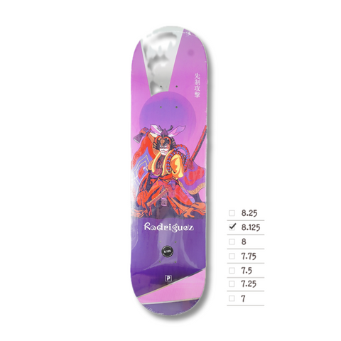 PRIMITIVE RODRIGUEZ IN PEACE DECK PURPLE - 8.125