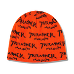 THRASHER Worldwide SKULLY BEANIE - ORANGE