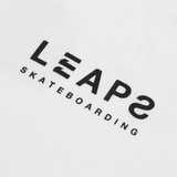 LEAPS BACK LOGO TEE WHITE