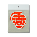 THUNDER GRENADE DIECUT MD STICKER オレンジ/ホワイト