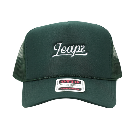 LEAPS Script LOGO mesh cap GREEN