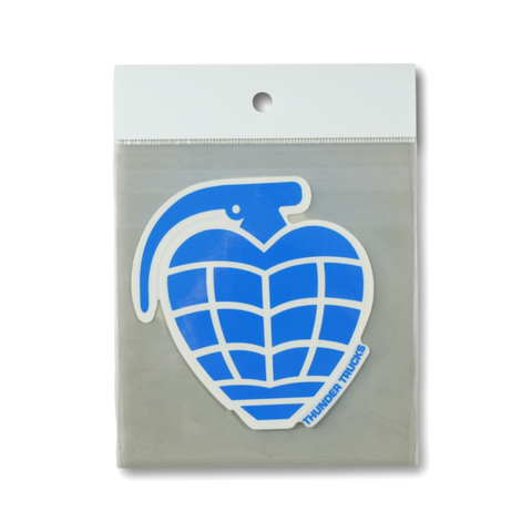 THUNDER GRENADE DIECUT MD STICKER ブルー/ホワイト