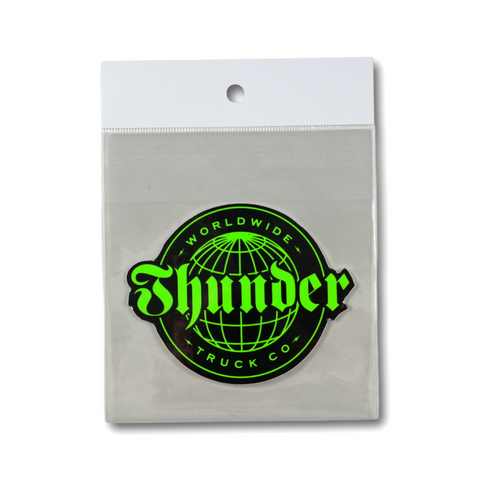 THUNDER WORLD WIDE STICKER グリーン
