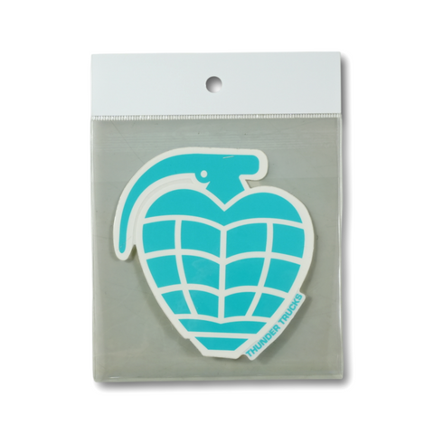 THUNDER GRENADE DIECUT MD STICKER ライトブルー/ホワイト