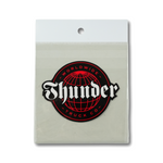 THUNDER WORLD WIDE STICKER レッド