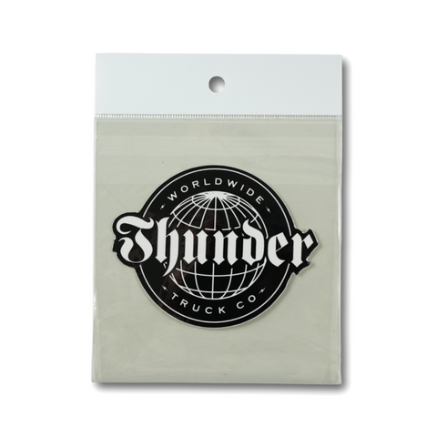 THUNDER WORLD WIDE STICKER ホワイト