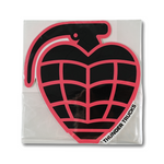 THUNDER GRENADE DIECUT LARGE STICKER ブラック/ピンク