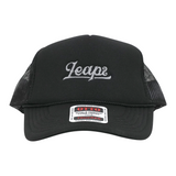 LEAPS Script LOGO mesh cap BLACK/BLACK