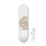 CHUULIP Flower Crest WHT 7.75