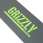 GRIZZLY Stamp Print Griptape NEON GREEN