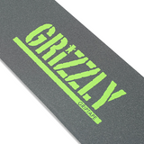 GRIZZLY Stamp Print Griptape NEON GREEN