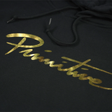 PRIMITIVE NUEVO GOLD FOIL HOOD BLACK