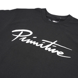 PRIMITIVE NUEVO SCRIPT TEE BLACK